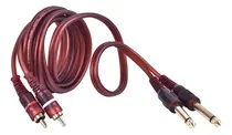 Comprar Cable Audio Dual 2 Plug A 2 Rca 1.5m 6.35mm