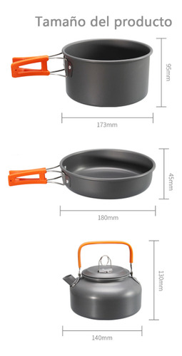 Estufas Y Encimeras Ollas Camping Con Cocinilla Y Cubiertos