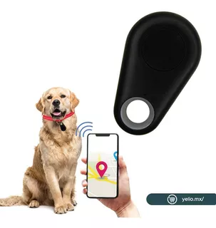 Rastreador Gps Para Mascotas Mini Localizador Bluetooth Color Negro Mapas precargados incluidos América del Sur