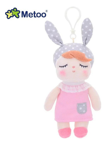 Colgante De Felpa Gris De Ensueño Metoo Mini Angela Charm, P