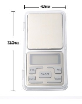 Imagen 3 de 4 de Pesa Gramera Bolsillo Escala Balanza Digital Mh-200g/0.1g