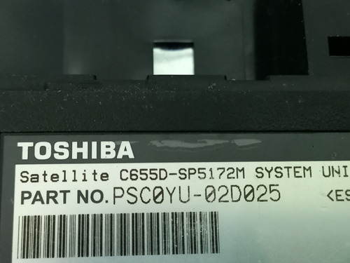 Mother Funcionando De Toshiba C655d Amd