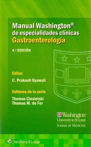 Manual Washington Especialidades Clínicas Gastroenterología