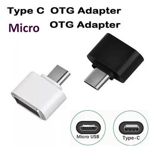 Adaptador Otg Tipo C A Usb Universal 