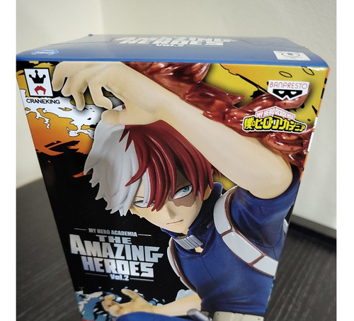 Imagen 4 de 4 de Figura Banpresto My Hero Academia Amazing Heroes Todoroki