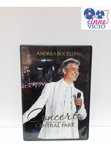 Dvd - Andrea Bocelli - Concerto One Night In Central Park