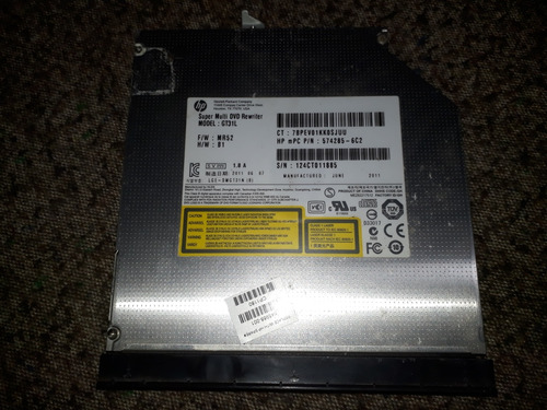 Lectora Dvd Hp Súper Multi Dvd Rewriter Gt31l Para Hp 430