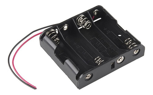 Portapila Aa X 4 Plano Arduino