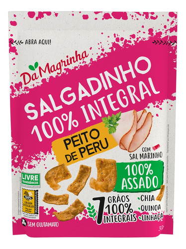 Salgadinho Da Magrinha 7 Grãos peito de peru 30 g