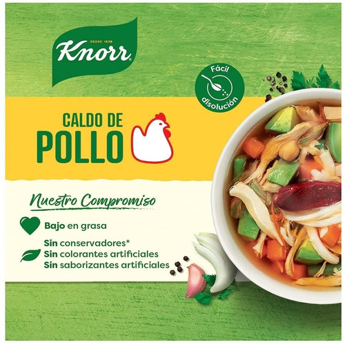 Caldo De Pollo Knorr Suiza En Bolsa 800 Gr