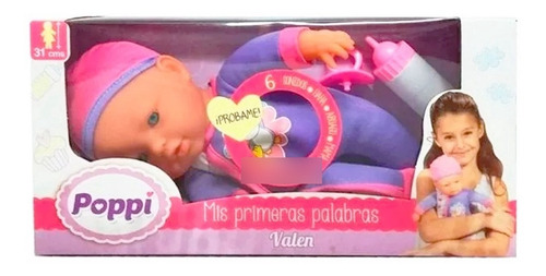 Poppi Mis Primeras Palabras Con Chupete y Mamadera