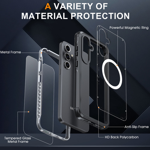 ~ Capa Proteção Quedas Tudo Incluído Para Samsung S24 Fe