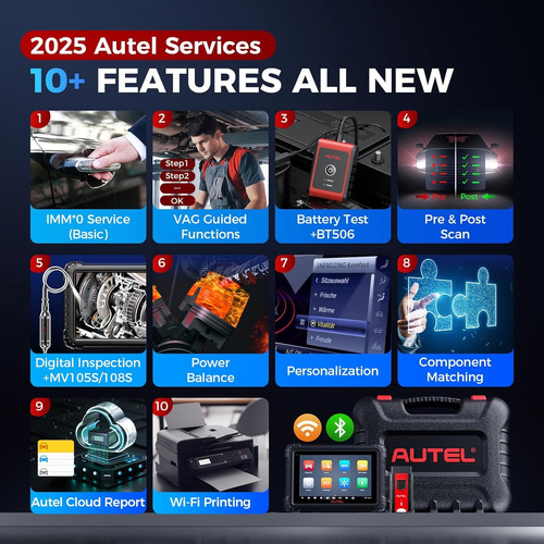 Scanner Automotriz Autel Ms906max Programacion Ecu +40 Servi