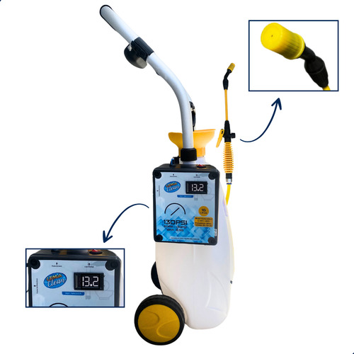 Máquina De Limpeza Gbmak Clean 16l 130psi 127/220V Automática Para Ar Condicionado