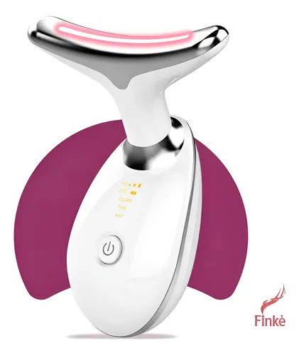 Massageador facial com luz LED para fototerapia
