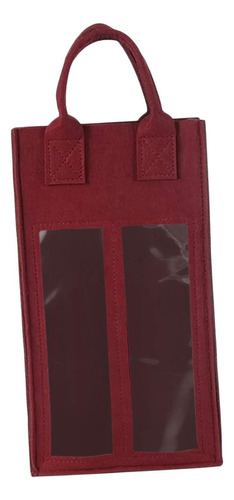 2 Botellas Bolsa De Regalo De Vino Tote Bolsa De Vino Rojo