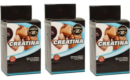 Lafarmen Creatina Monohidrato Blister Pura Maxima Calidad X3