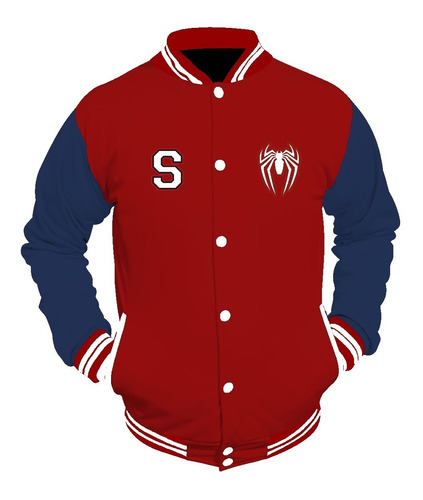 Chamarra Varsity Spiderman Ps4