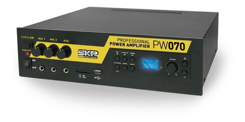 Amplificador Comercial Skp Pro Audio Pw-070 Bluetooth