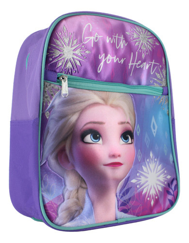 Ruz Mochila Escolar Back Pack Kinder Frozen Elsa Niña 87155 Color Azul Diseño de la tela No aplica