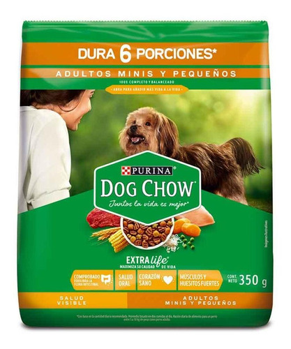 Dog Chow Adultos Raza Pequeña Corazón Sano 350 Gr