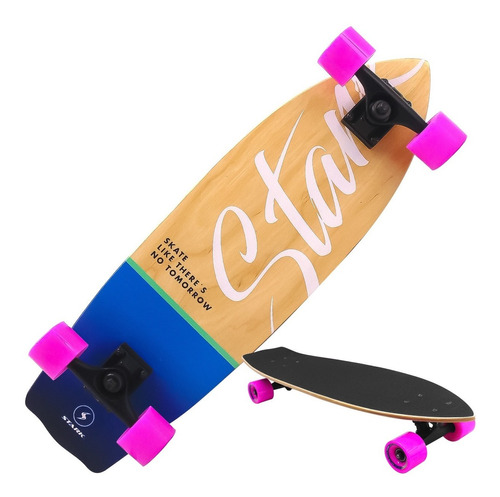 Longboard Minicruiser Stark Skate Maple Canadiense Profesion