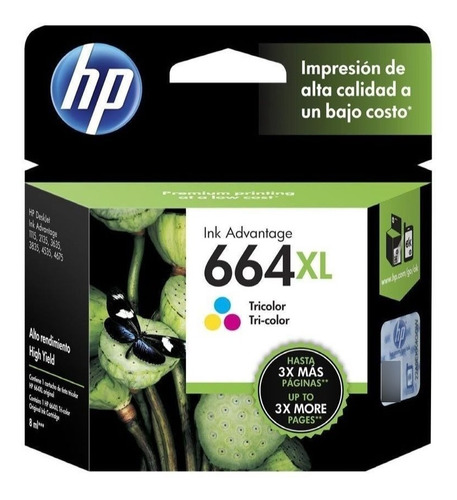 Cartucho Hp 664xl  Color Para 2135 3635 4675 Original