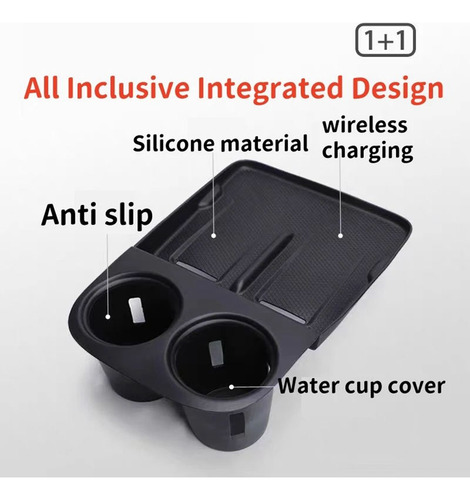 Almohadilla De Silicona Con Carga Inalámbrica Para Coche, An