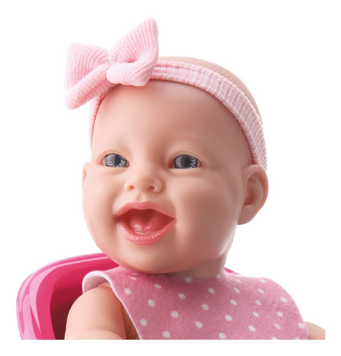 Coleção Infantil Boneca Brinquedo Baby Babilina Mini Papinha
