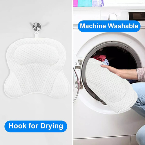 Almohada De Spa Antideslizante Con Ventosas
