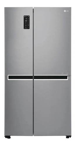 Refrigerador inverter frost free LG GS65MPP1 platinum silver con freezer 626L 220V