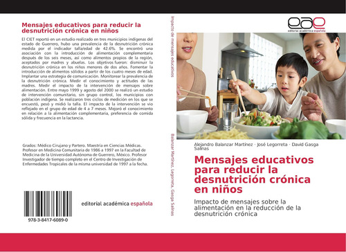 Libro: Mensajes Educativos Para Reducir La Desnutrición Crón