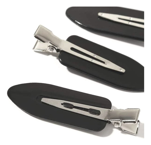 Horquillas De Cabello Pasadores Broches Moda Paramaquillaje Negro
