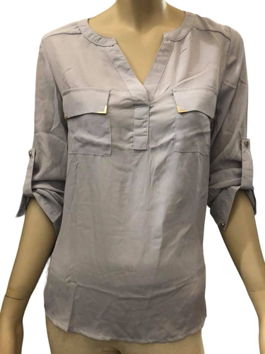 Blusa Importada Marca Jennifer Lopez (j-lo) Gris