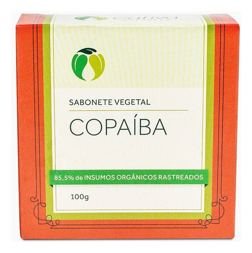 Sabonete Vegetal De Copaíba Cativa Natureza - 100g