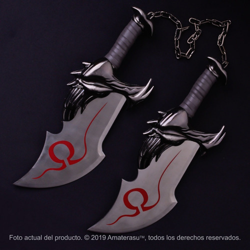 Imagen 2 de 10 de Espadas Del Caos Kratos God Of War Dagas Cuchillos
