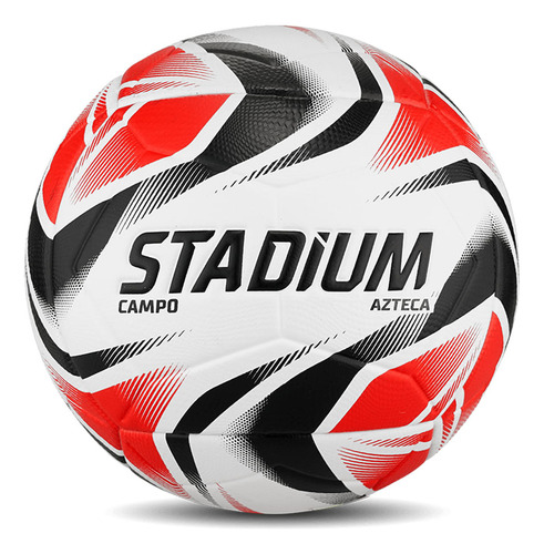 Bola de futebol de campo vermelha do estádio Azteca Xxiv Ng Rj Bn