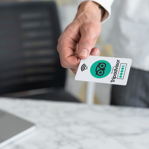 Pack Tarjeta Nfc Qr Google Y Tripadvisor