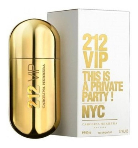 Perfume 212 Vip Woman X 50 Ml Carolina Herrera Original