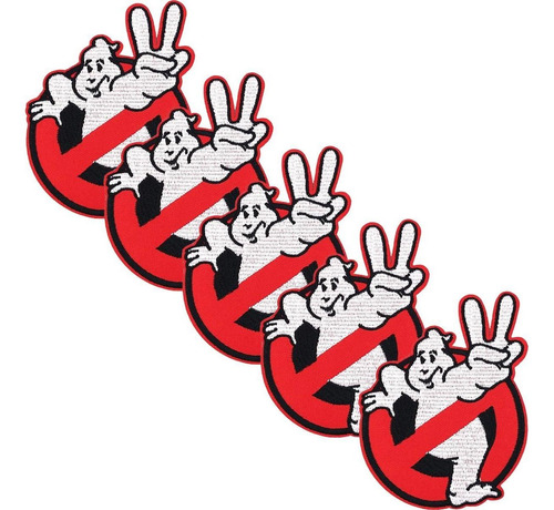 Decora Con Parche Ghostbusters, Mxvom-005,  5 Parches, Ghost