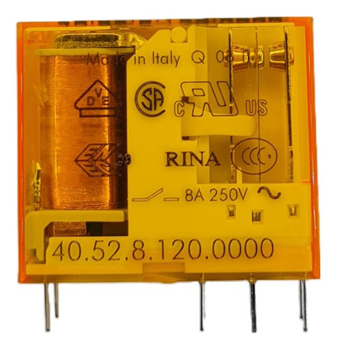 Relevador Encapsulado 120v Ac, 8 Pines Finder