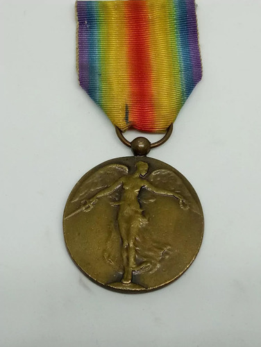 Medalla De La Victoria Interaliada 1914-1918. Bélgica. Origi