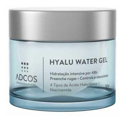 Adcos Hyalu Water Gel Anti-idade 50g - Hidratação Intensiva