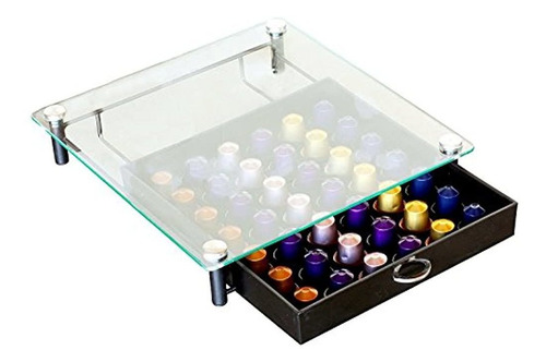 Decobros Crystal Tempered Glass Nespresso Originalline Stora