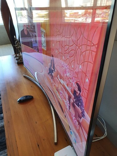 Smart Tv 3d Led 55 Samsung Full Hd Curva + Home Theather