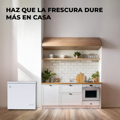 Congelador 7p Blanco Marca Gelum Gc Tc07 Para Casa O Negocio