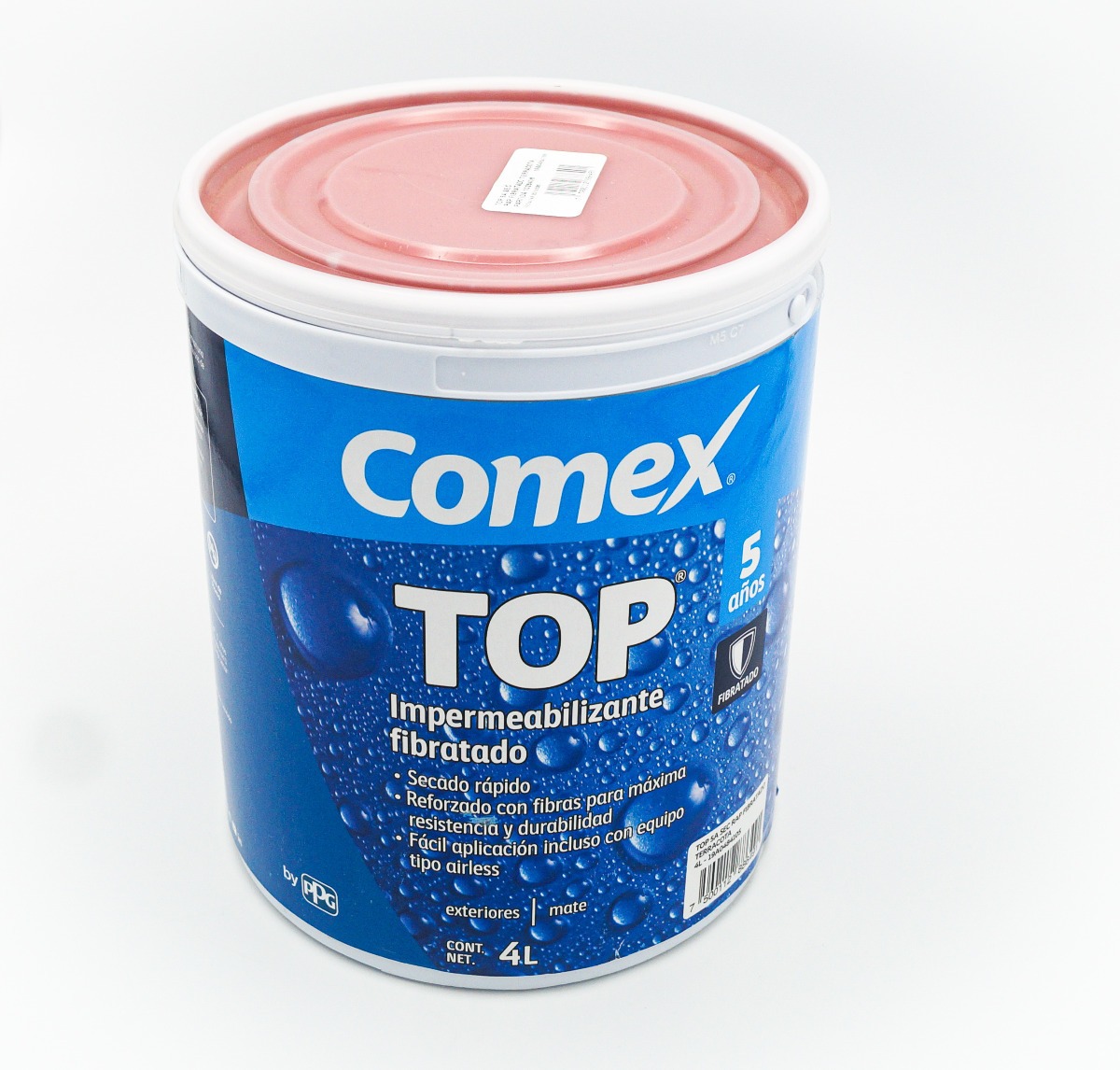 Comex Compra En Linea Impermeabilizante Comex Top 10 Años Fibratado Terracota 4lts | Envío gratis