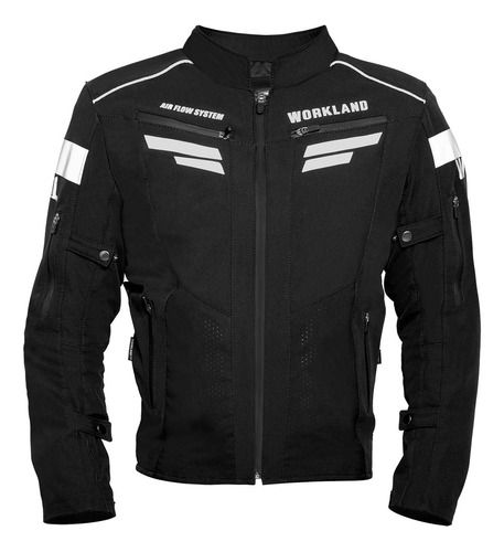 Chamarra Moto Hombre Impermeable Biker Protecciones Wkl Ngo