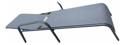 Importbernal Reposera Lounger Plegable De Aluminio Color Gris