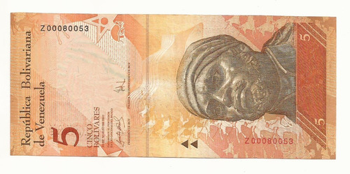 Billetes Antiguos Reposición 5 Bsf - Marzo 20, 2007 Z8